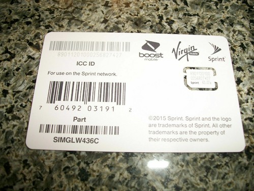 Sprint nano sim card for - card,