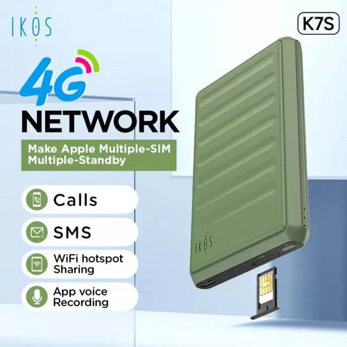 Ikos k7s sim adapter - ikos, 4g